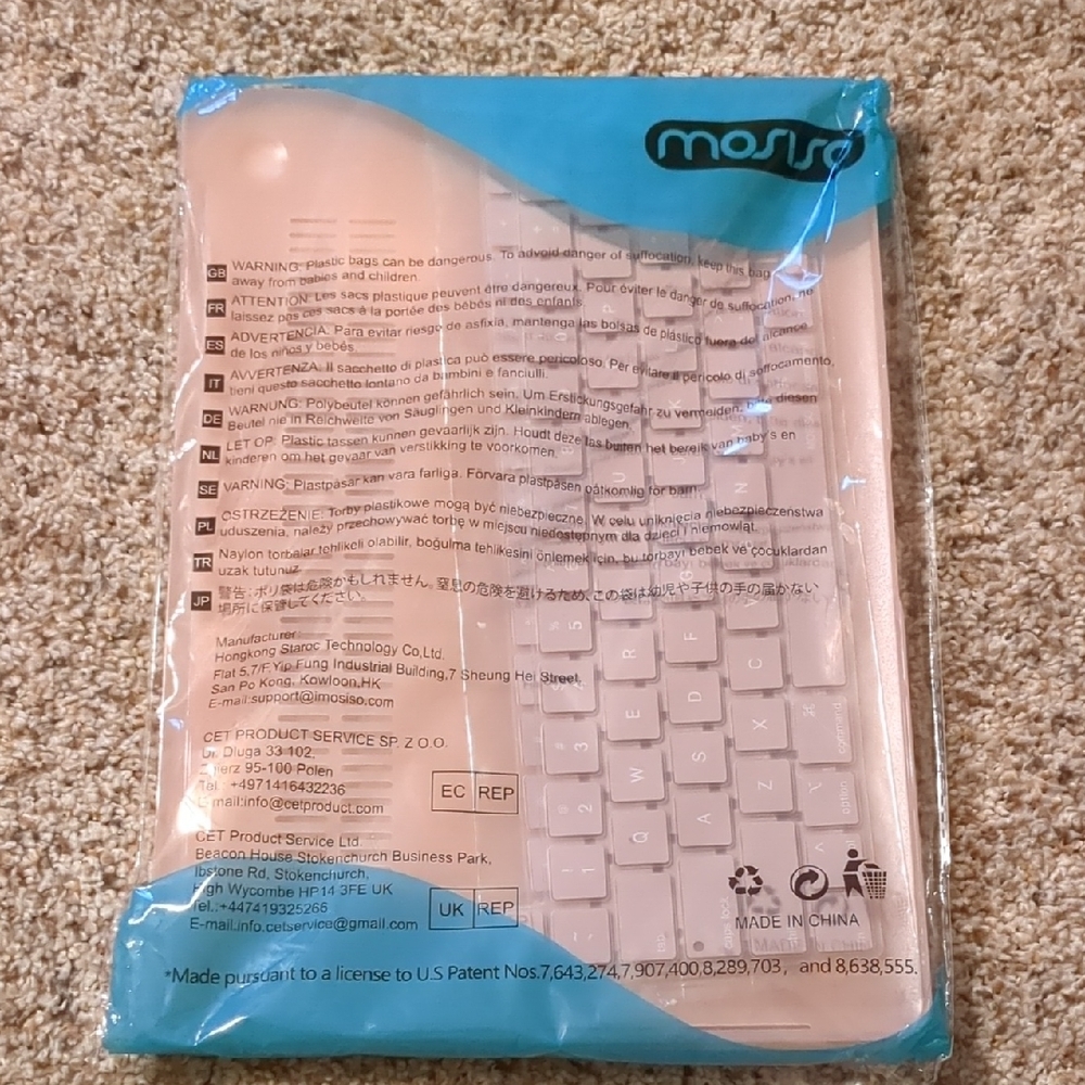 MacBook Air Hardcase And Keyboard Cover- Chalk Pink